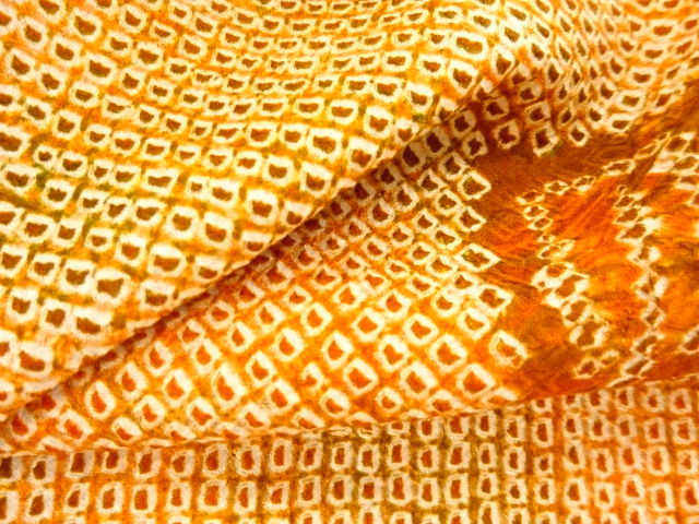  本総絞り　抽象模様絵羽織